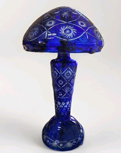 Bohemian cobalt blue cut - cut, to